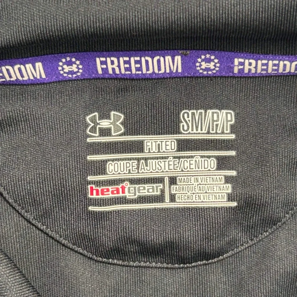 Under Armour Wounded Warrior Project Freedom Polo Shirt Black Womens Small SM